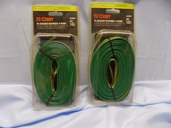 Two Packs Of 25ft Trailer Wire