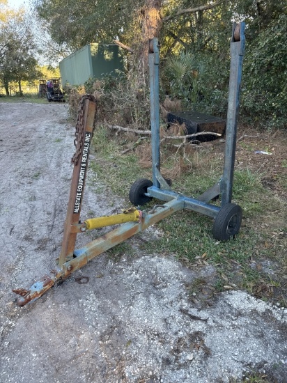 Towable Hydraulic Engine Lift
