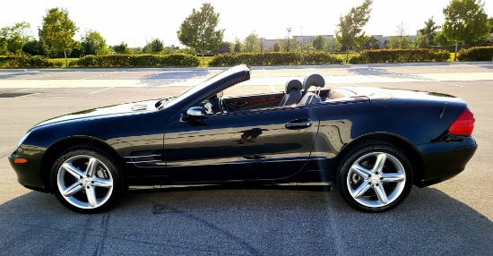 2004 Mercedes Sl500 Convertible Only 27,172 Miles