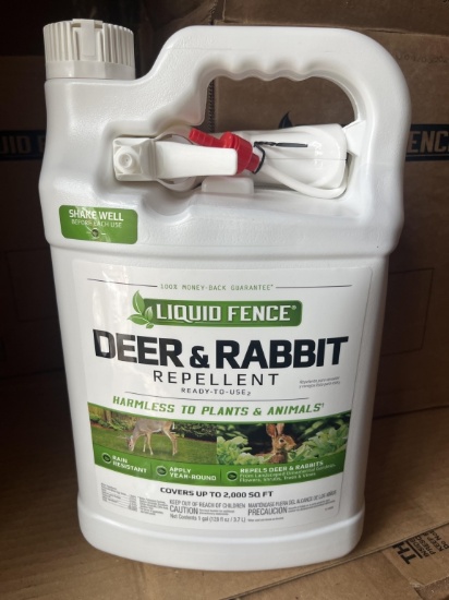 (2) 1 GALLON DEER & RABBIT REPELLENT