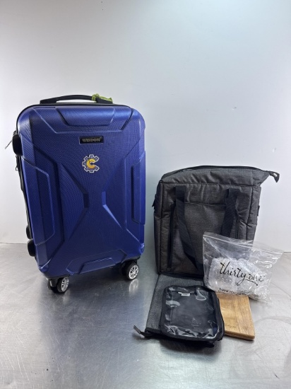 LOT CARRY ON SWEVIEL BAG & INSULATED BAG