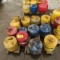 (13) Metal Fuel Cans (7) Diesel, (4) Mixed Gas, & (2) Gasoline