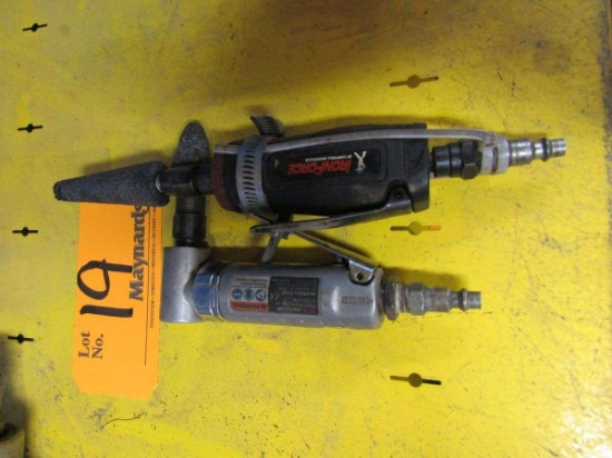 (2) 1/4" Pneumatic Die Grinders (1) Ingersoll-Rand Model 301B Right-Angle D