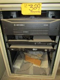 Repeater Server Cabinet w/ (1) Motorola MTR2000 VHF Repeater, (1) Motorola