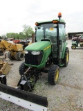 John Deere 3320 4x4 Tractor w/ Plow Attachment