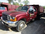 2000 Ford F-450 XL Super Duty Crew Cab Dump-Bed Pickup Truck 7.3L V8 Powers