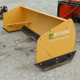 Avalanche SSA200-08 8' Box Plow Skid Steer Attachment S/N 1412-1821