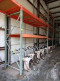 (6) Sections of Pallet Racking (2) 10'x4' Uprights, (5) 17'x4' Uprights, (2