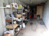 Remaining Contents of (2) Shipping Containers (5) Sections of Adjustable Sh