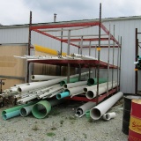 (3) Sections of Pallet Racking (8) 12' Uprights, (20) 9' Crossbeams, & Cont