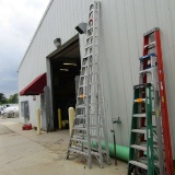 Stokes (3) Aluminum Specialty 3-Leg Turf Ladders (2) 16' & (1) 10'