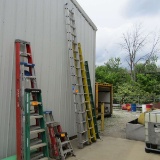 (3) Extension Ladders (1) Werner 32' Aluminum, (1) Rock River 24' Fiberglas