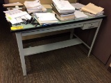 Office Furniture (1) Drafting Table & (2) 2-Drawer Filing Cabinets