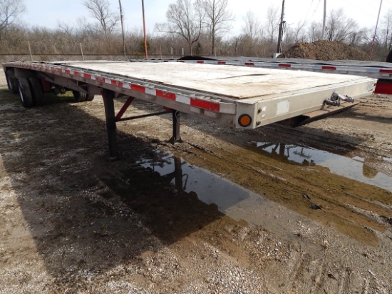 1996 Reitnouer Flat Bed Aluminum Semi Trailer, VIN: 1RNF48A27TR002404, 48 F