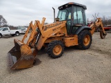 2000 Case Model 580 Super L Series 2 Backhoe SN JJG0272669, Enclosed Cab, 4