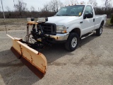 2001 Ford F250XL Super Duty Plow Truck, VIN: 1FTNF21L92EA18298, 5.4L Gas En