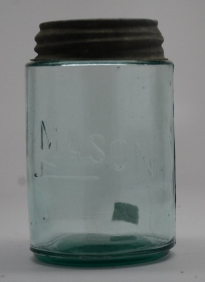 Mason # 1633 PT Jar, Aqua