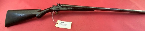 Wm Moore Pre 98 Double 10 ga Shotgun