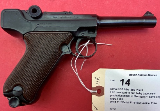 Erma KGP 68A .380 Pistol