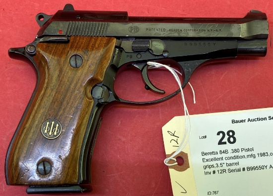 Beretta 84B .380 Pistol