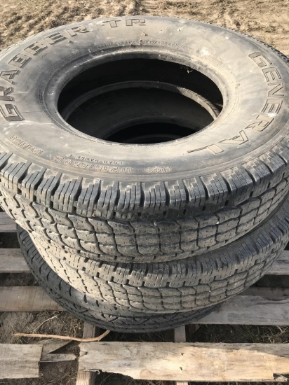 3- 235/85R/16" Tires