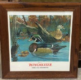 Large Framed Winchester Duck Print