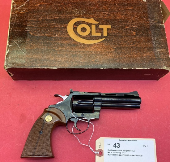 Colt Diamondback .38 Spl Revolver