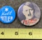 2 - Hitler Pin Backs