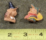 2 - Ceramic Whw Fundraiser Pins