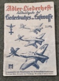 German Lutwaffe Song Book