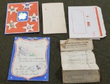 Ww2 Era Greeting Cards, V Mail