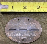 German Dog Tag