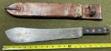 British Machete W/scabbard