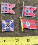 4 German Flag Fundraiser Pins