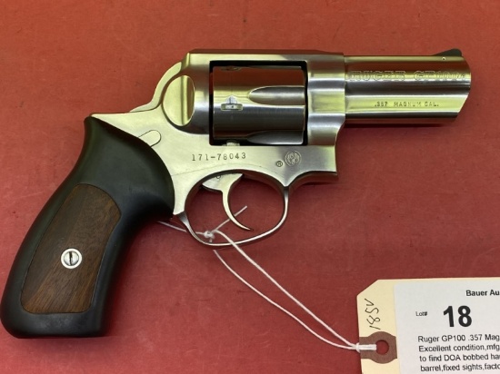 Ruger Gp100 .357 Mag Revolver