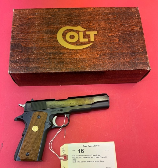 Colt Government Model .45 Auto Pistol