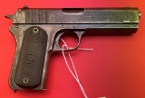 Colt 1903 Hammer .38 auto Pistol