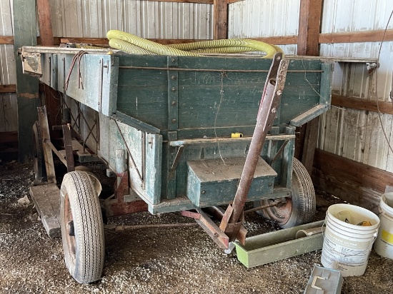 Nice Wood Flare Bed Wagon W/ Factory Gear