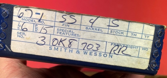 Smith & Wesson 67-1 .38 Spl Revolver
