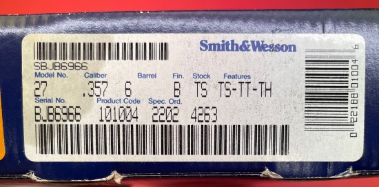 Smith & Wesson 27-5 .357 Mag Revolver