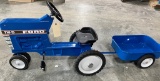 Ertl Ford Pedal Tractor With Wagon