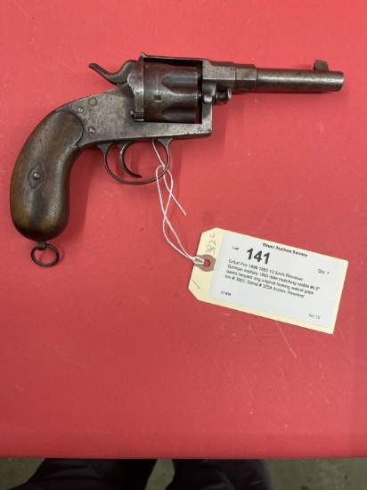 Erfurt Pre 1898 1883 10.5mm Revolver