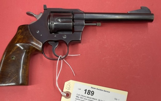 Colt Officers Model Match .38 Spl Revolver