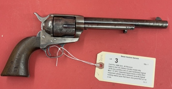 Colt Pre 1898 Saa .45 Revover