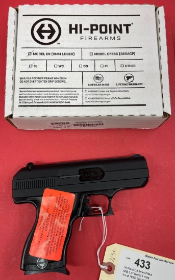 Hi Point C9 9mm Pistol
