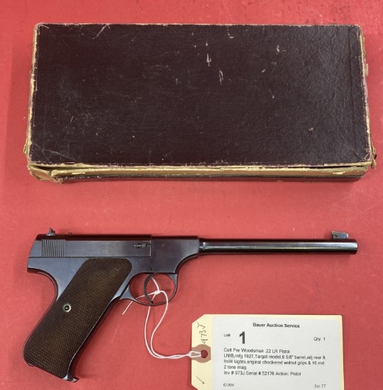 Colt Pre Woodsman .22 LR Pistol