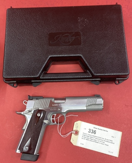 Kimber Classic Stainless Gold Cup .45 acp Pistol