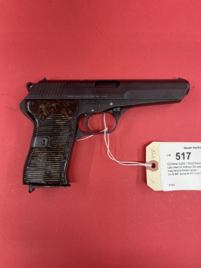 CZ/Intrac CZ52 7.62x25mm Pistol