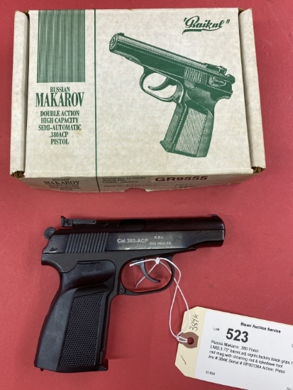 Russia Makarov .380 Pistol