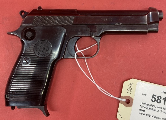 Beretta/PW Arms 1951 9mm Pistol
